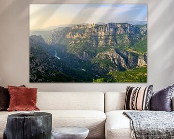 Het landschap van de Gorges du Verdon in de Provence van Sjoerd van der Wal Fotografie