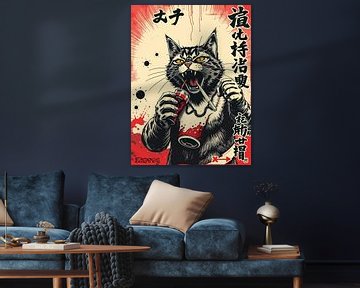 Japanese Cat by okta rendy