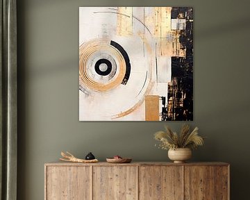 ABSTRAKTE KUNST Wirbel aus Licht und Schatten