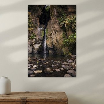 Bergwaterval op de Azoren