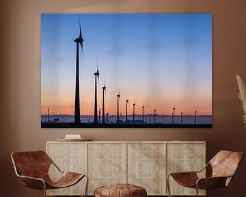 Wind turbines Eemshaven by Jurjen Veerman