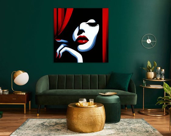 Example of the artwork in a room