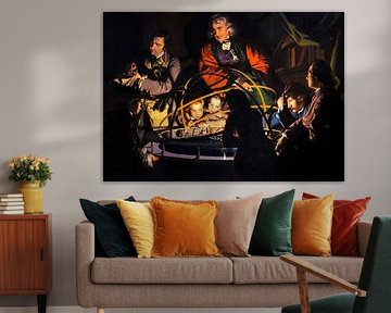 A Philosopher Lecturing on the Orrery - Joseph Wright of Derby