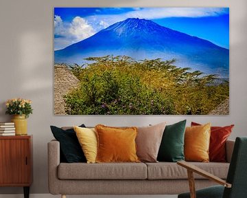Mount Meru in Tanzania van René Holtslag