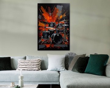 Drumstel Abstract Splatter van MIROKKU