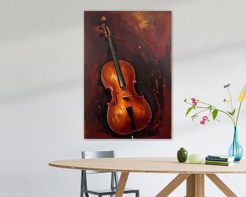 Cello Abstract Splatter van MIROKKU