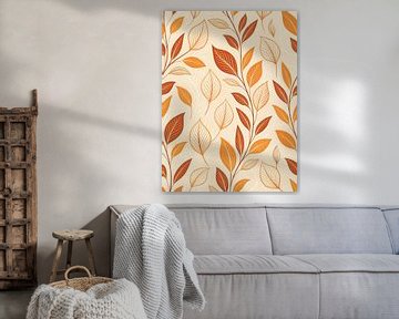 Autumn Leaves Seamless Pattern by Artistic