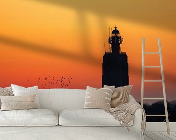 Westkapelle lighthouse during sunrise by Patrick Fotografeert