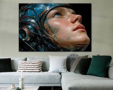 surrealist portrait woman by Egon Zitter