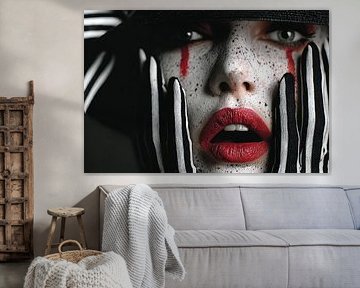 surrealist portrait woman