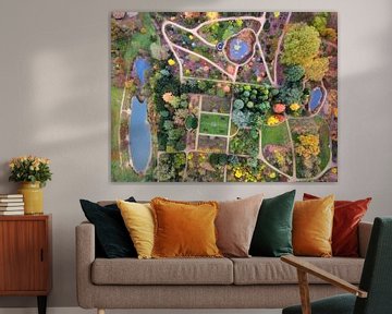 L'arboretum De Dreijen vu du ciel sur Nico van Maaswaal