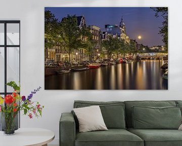 Full moon Amsterdam sur Dennisart Fotografie