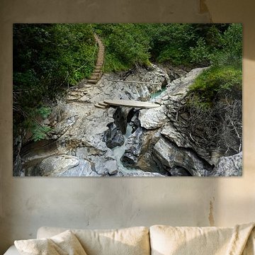 Brücke über den Floh von foto's van gijs