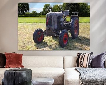 Deuliewag D15 tracteur rouillé de l'année 1950