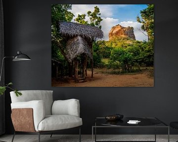 Sigiriya (Löwenfelsen) - die ikonische Felsenfestung mit Fresken und atemberaubender Aussicht. von Patrick Fotografeert