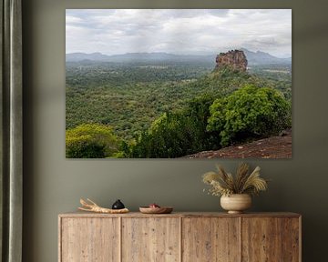 Sigiriya (Löwenfelsen) - die ikonische Felsenfestung mit Fresken und atemberaubender Aussicht. von Patrick Fotografeert