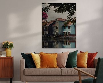 Coloured cottages Reitdiephaven (Scandinavian style)