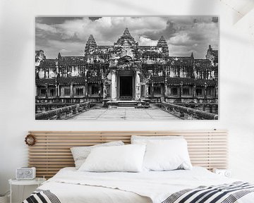 Angkor Wat in Schwarz und Weiß von Henk Meijer Photography