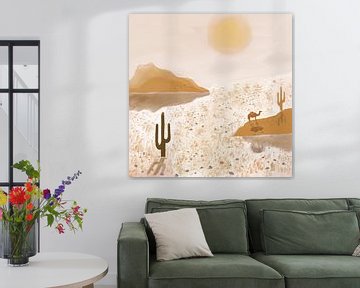 Ombres silencieuses sous le soleil du désert
