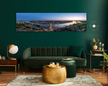 Kampen lente zonsondergang luchtfoto van Sjoerd van der Wal Fotografie