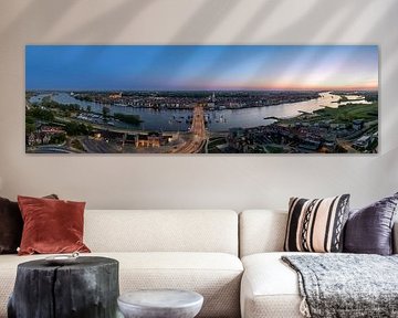 Kampen lente zonsondergang luchtfoto van Sjoerd van der Wal Fotografie