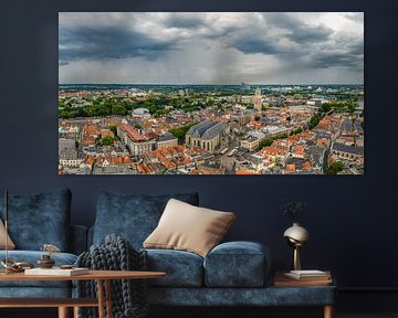 Storm clouds over Zwolle during a summer thunderstrom by Sjoerd van der Wal Photography