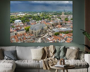 Storm clouds over Zwolle during a summer thunderstrom by Sjoerd van der Wal Photography