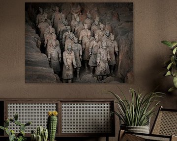 Terracotta army in Xian by Eddy Westdijk