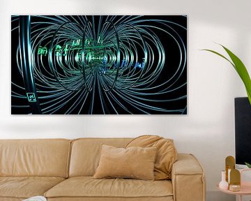 Dreaming of a Magnetic Field - blau/grüne Variante