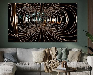 Dreaming of a Magnetic Field - orange/türkise Variante