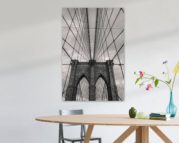 Brooklyn Bridge: geometrie in zwart-wit van NZME Photography
