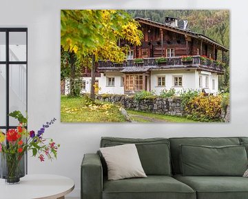 Old farmhouse in Kasern in the Hintere Ahrntal, South Tyrol