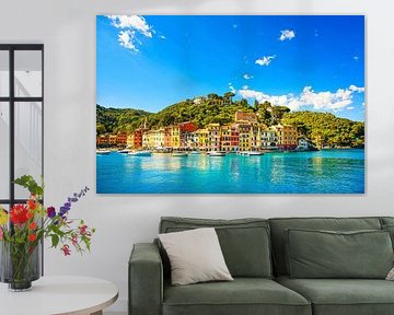 Vue du village de Portofino. Ligurie, Italie sur Stefano Orazzini