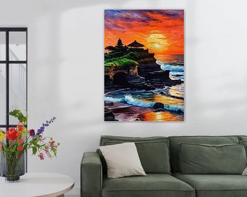 Tanah Lot Zonsondergang van MIROKKU