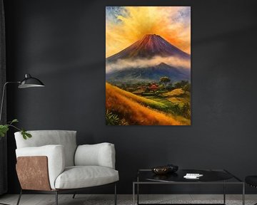 Zonsopgang Mount Agung van MIROKKU