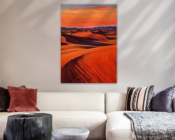 Sonnenuntergang in der Wüste Gobi von MIROKKU