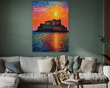 Castel Nuovo Sonnenuntergang von MIROKKU