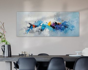 Abstracte Kleurenmix van ARTEO Schilderijen