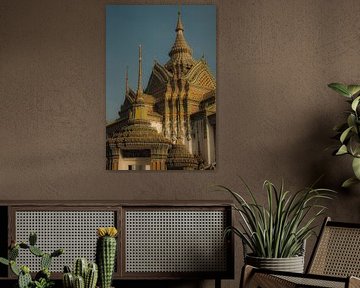 Tempeldakkunst: gedetailleerde stoepa's en ornamenten in Bangkok