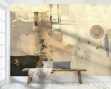 Abstraktes Beige von Kunst Laune