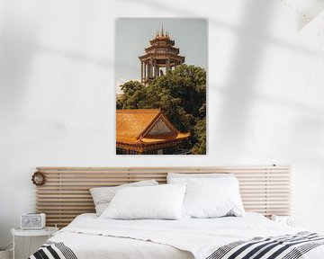 Pagode boven de jungle: Kek Lok Si in Penang van NZME Photography