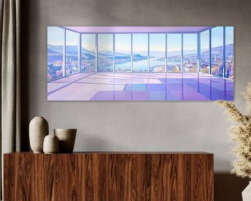 Quiet city and water views by Eye catching paintings