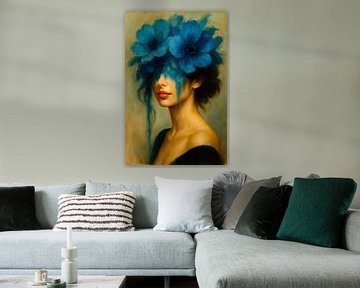 Portret Azure Bloom van Moonheart Artworks