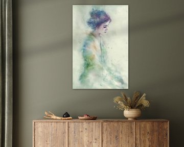 Watercolor Portrait, Transparency no. 4 by Studio BB