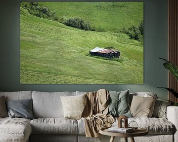 A farm in summer by Claude Laprise