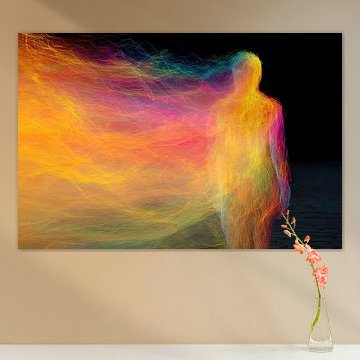 Gestalte van energie en kleur