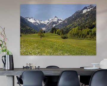 Lentedroom in het Trettachtal