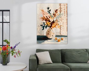 Autumn Bouquet in Vase by Gypsy Galleria