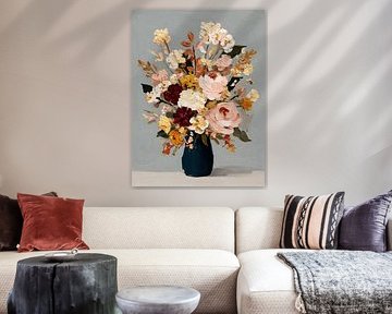 Klassischer Blumenstrauß in Vase