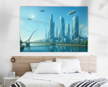 Dublin - Futuristische steden van Eric Nagel